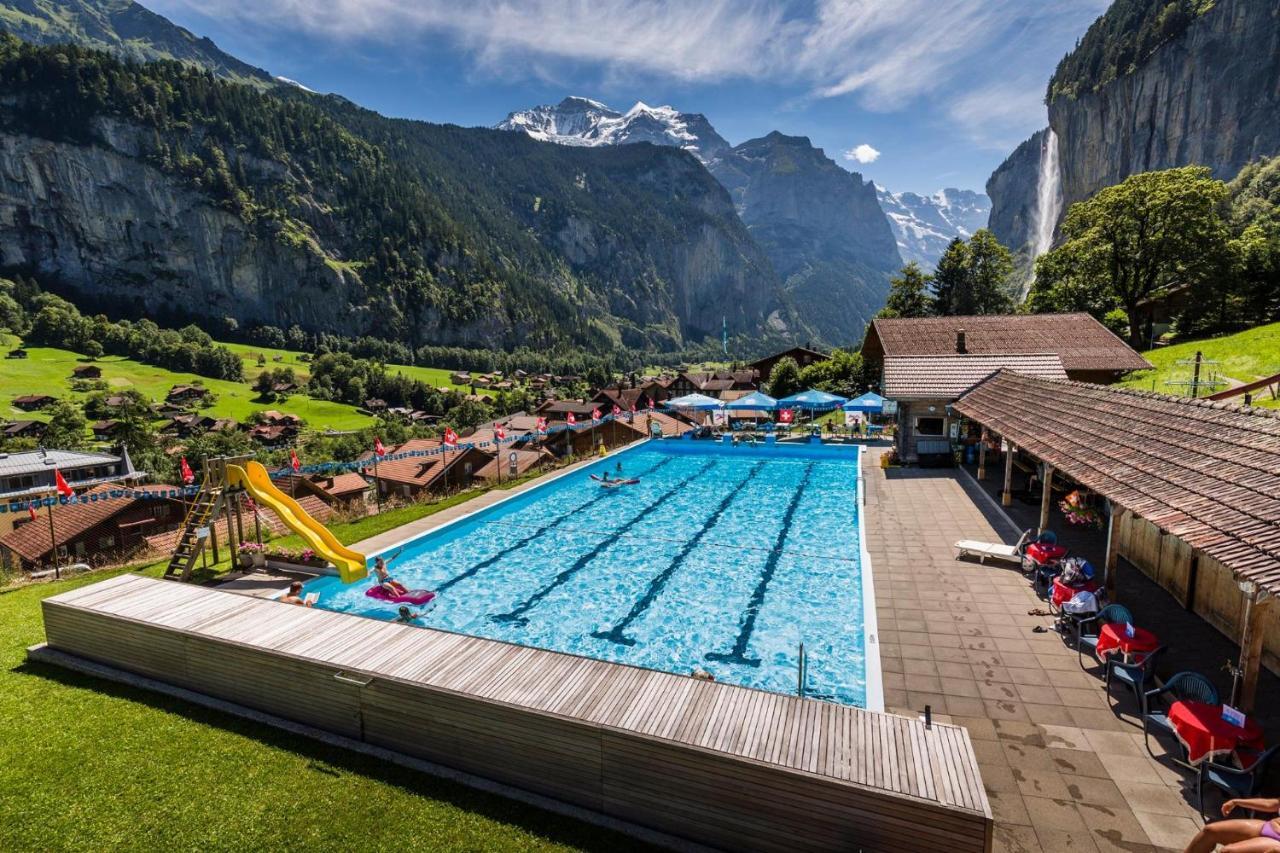 Lauterbrunnen Staubbach Beautiful Waterfall Apartment Exterior photo